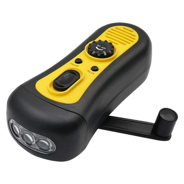 USB and Hand Winding, Charging, Torch / FM Radio / Siren Alarm - Image 3