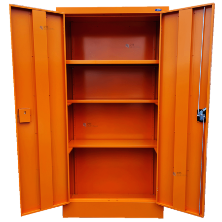 Civil Defence Medium Empty Orange Cabinet 1800 (H) x 1000 (W) x 460 (D)cm