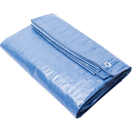 Tarp Poly Blue 3m x 4m Medium Weight approximately 120gsm Red on other side for visibility