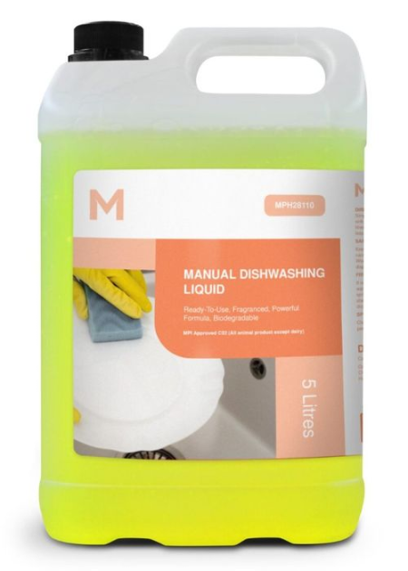 Manual Dishwashing Liquid - Yellow, 5L Refill Bottle
