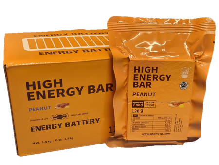 High Energy Emergency Food Ration Bars 120g Peanut Flavour - Single Bar