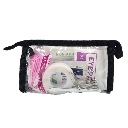 First Aid Bag Soft Pack, Clear, Small Triangle, No Handles