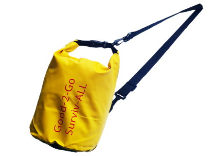 Dry Bag Shoulder Sling Style Yellow - Printed with Good-to-Go
