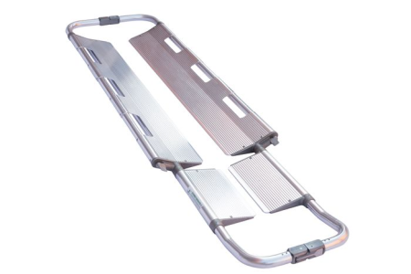 Adjustable Scoop Stretcher Aluminum with 2 Body Straps