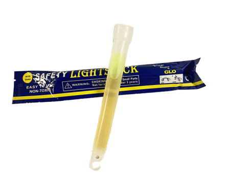 Light Stick hi vis green 6 inch - picture taken in light so item does not correctly show how bright it is - up to 12 hours