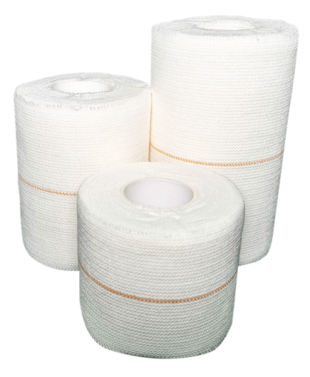 Fabric Elastic Adhesive Bandage White 5cm x 4.5m