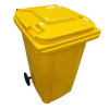 Yellow Wheelie Bin 240 Litre