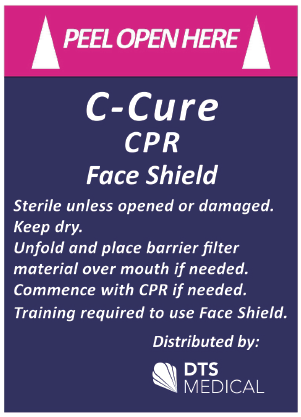 CPR Training Face Shield Protection Sterile Individually Sealed - Image 2