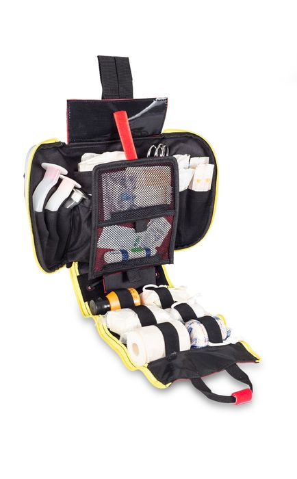 Large Leg or Belt Attaching First Aid Kit Bag Elite style 0.53Kg, 10x21x20cm Max recommended content 4Kg PLEASE NOTE PRICE CAN CHANGE WITHOUT NOTIFICATION ON THIS ITEM