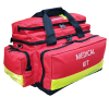 First Aid Medical Kit Bag Red & Lime Reflective Tape Under Arm Shoulder Sling
