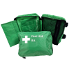 First Aid Bag Soft Pack, Green, Medium, 2 Green Fold Out Sleeves No Handles