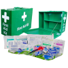 Kitchen, Food & Catering First Aid Kit Industrial Large Green Landscape Wall Mount Metal Box