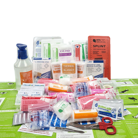 Farm Shed Maxi Comprehensive First Aid Kit Landscape Metal Cabinet
