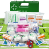 First Aid Kit Office 1-25 Person Green Wall Mountable Plastic Box