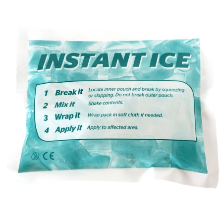 Instant Ice Pack / Cold Pack - Small, Strike to burst inner bladder to activate